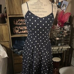 Old Navy Polka Dot Spaghetti Strap Dress - Medium